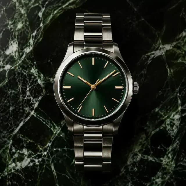 Emerald Dial Watch