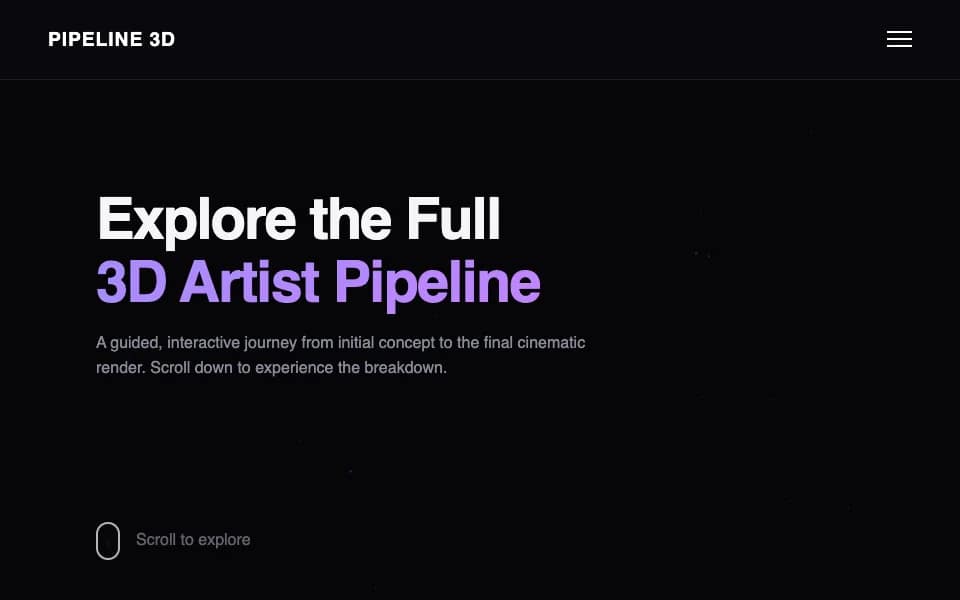 3D Freelance Portfolio for 3D Artist with Reels, Breakdowns and Process Videos