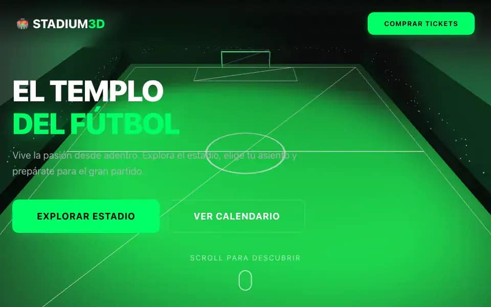 3D Sports Stadium — Video Replay & Free Camera Angles