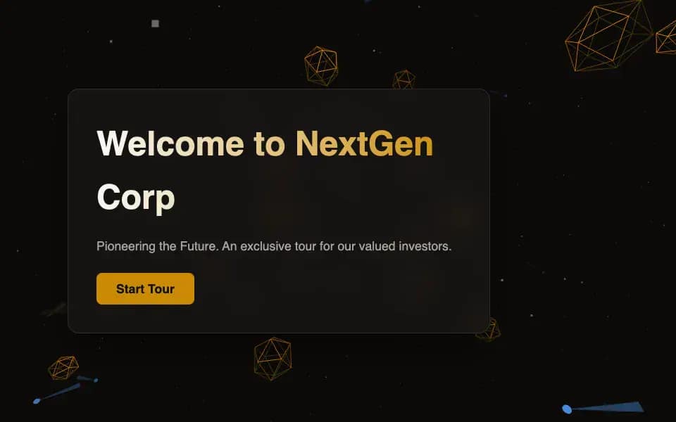 Immersive 3D Corporate Tour for Investors