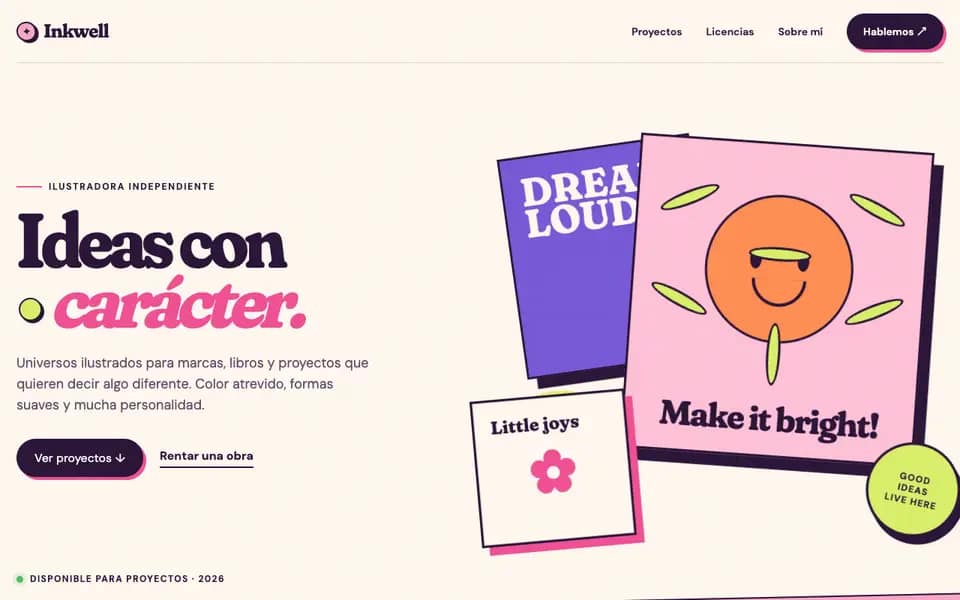Inkwell — 3D Illustrator Portfolio