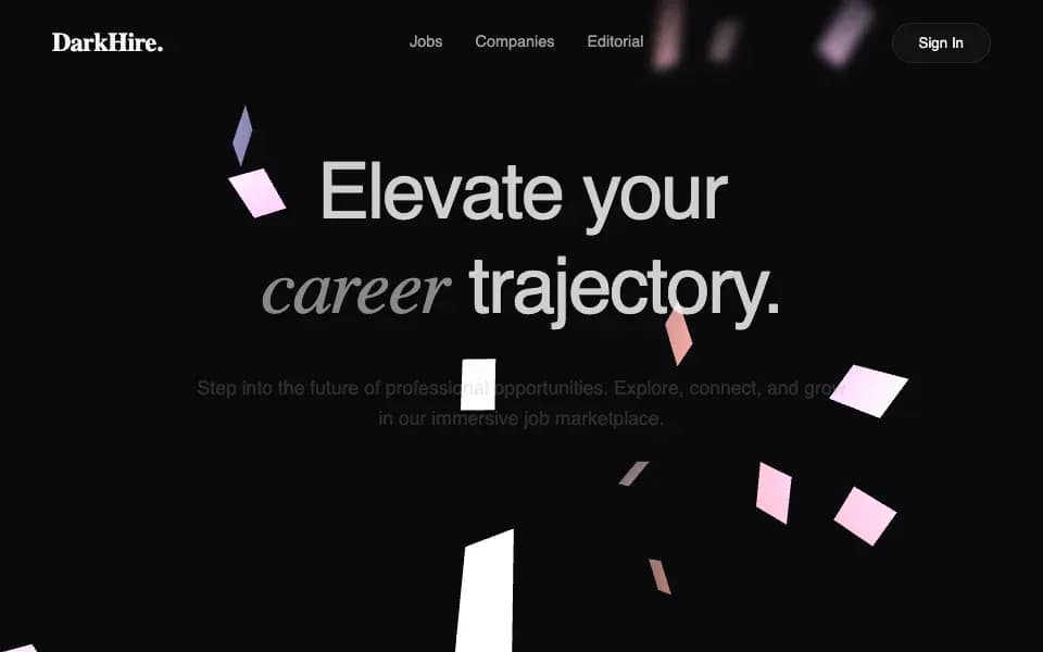 Dark (HTML + Tailwind)