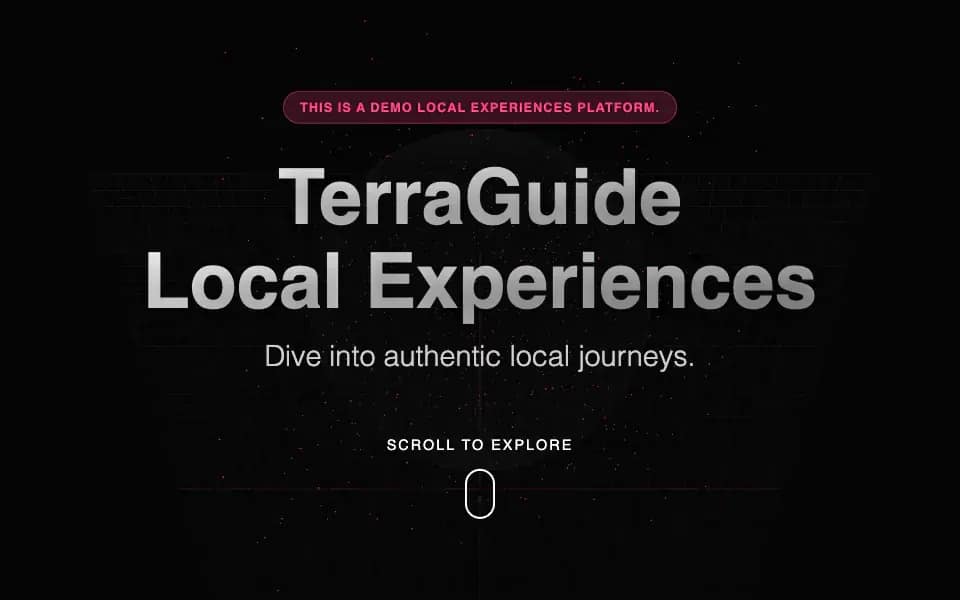 TerraGuide — Local experiences and city hosts