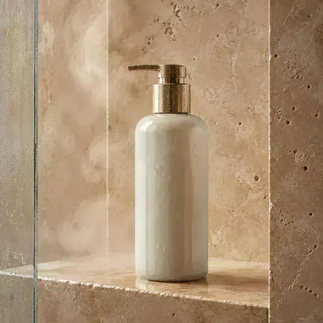 Travertine Haircare Bottle
