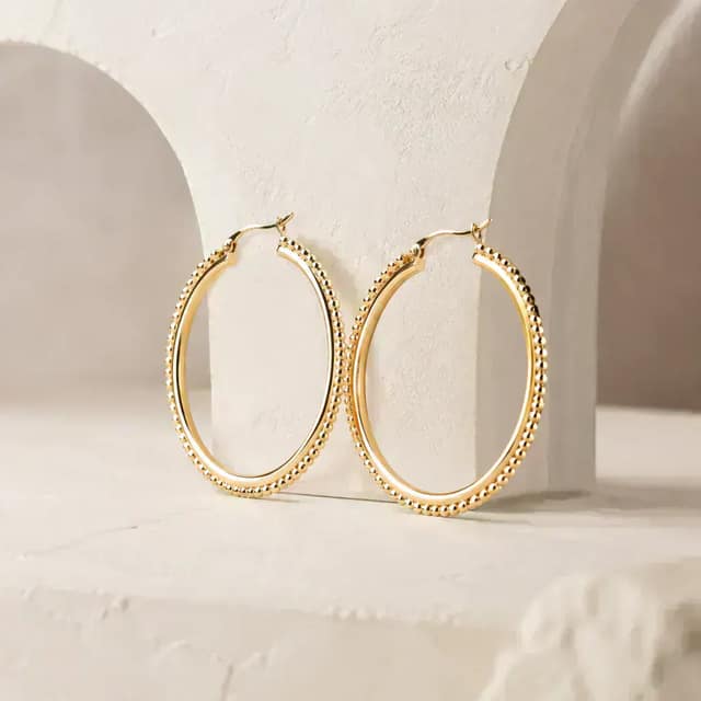 Minimal Gold Hoops