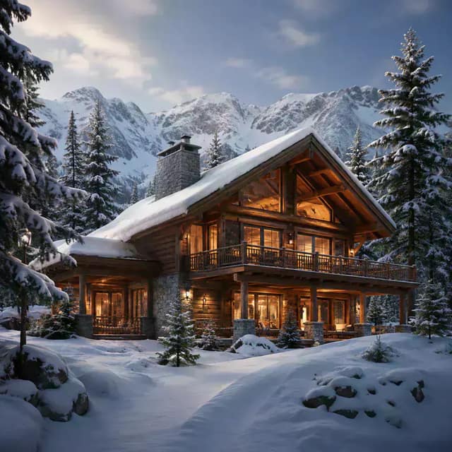 Snowy Mountain Cabin