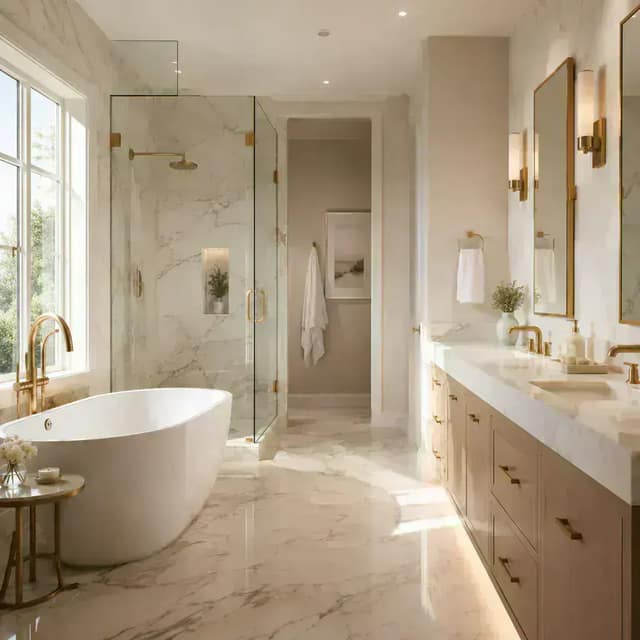 Spa Marble Bathroom