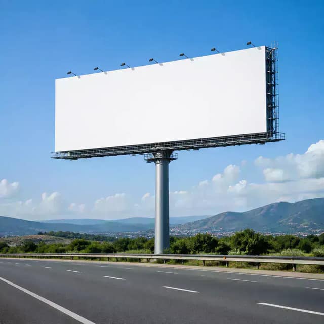 Highway Billboard Mockup
