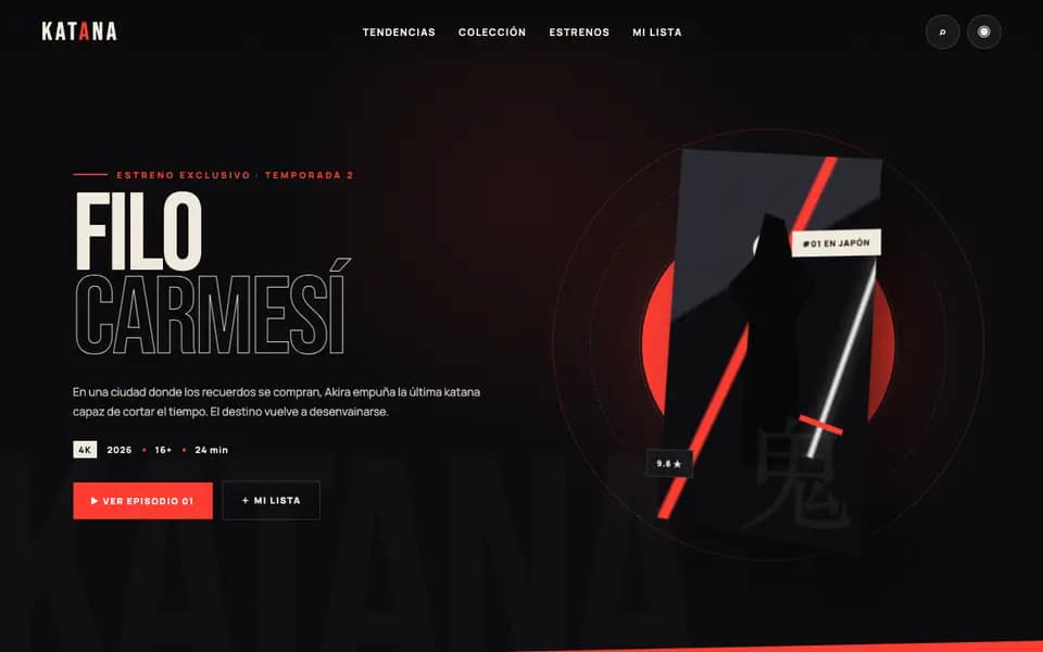 KATANA — 3D Anime Streaming