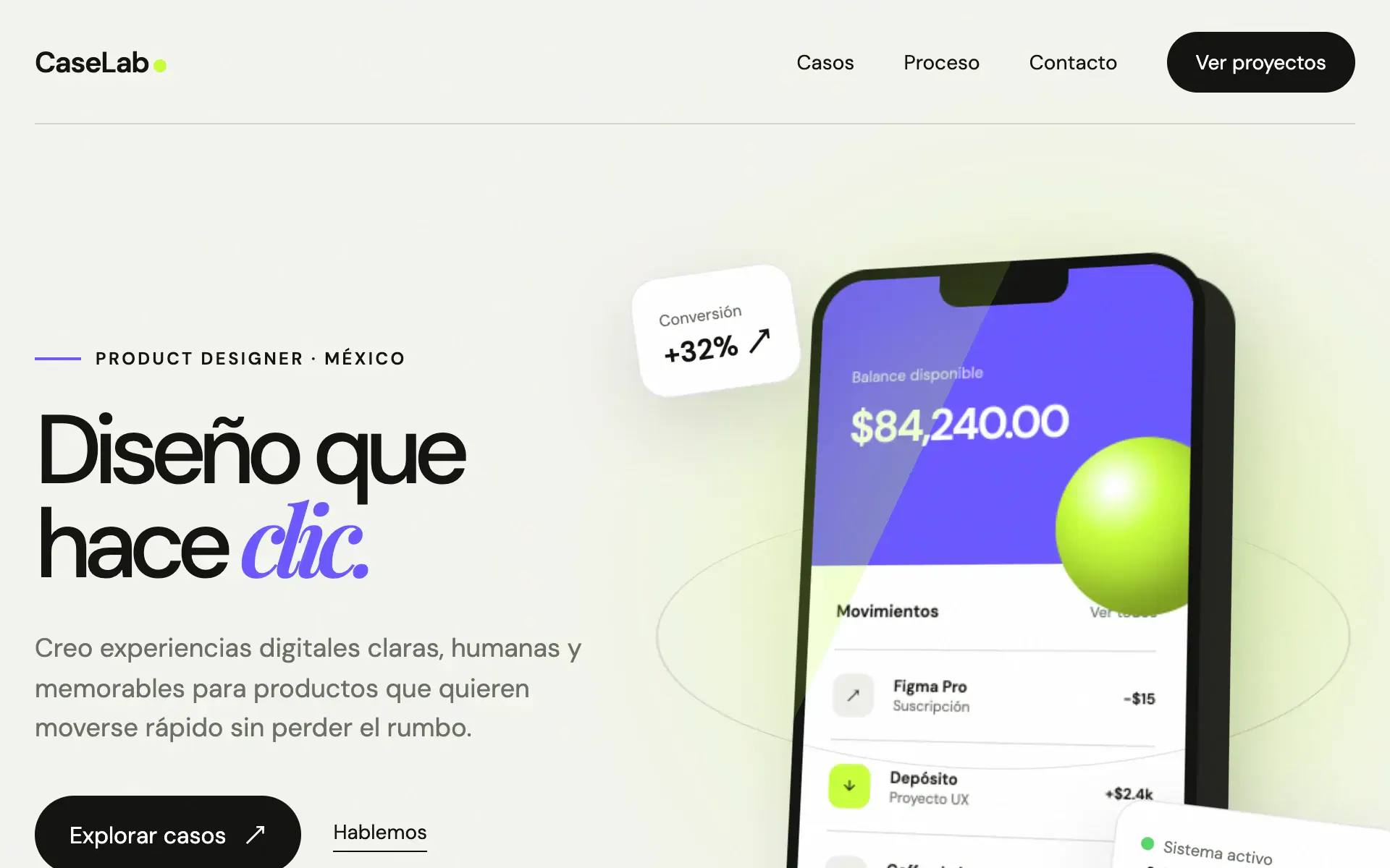CaseLab — UX Design Portfolio