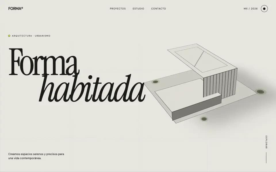 Forma — 3D Architecture Portfolio