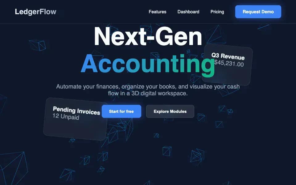 LedgerFlow — Bookkeeping and reporting