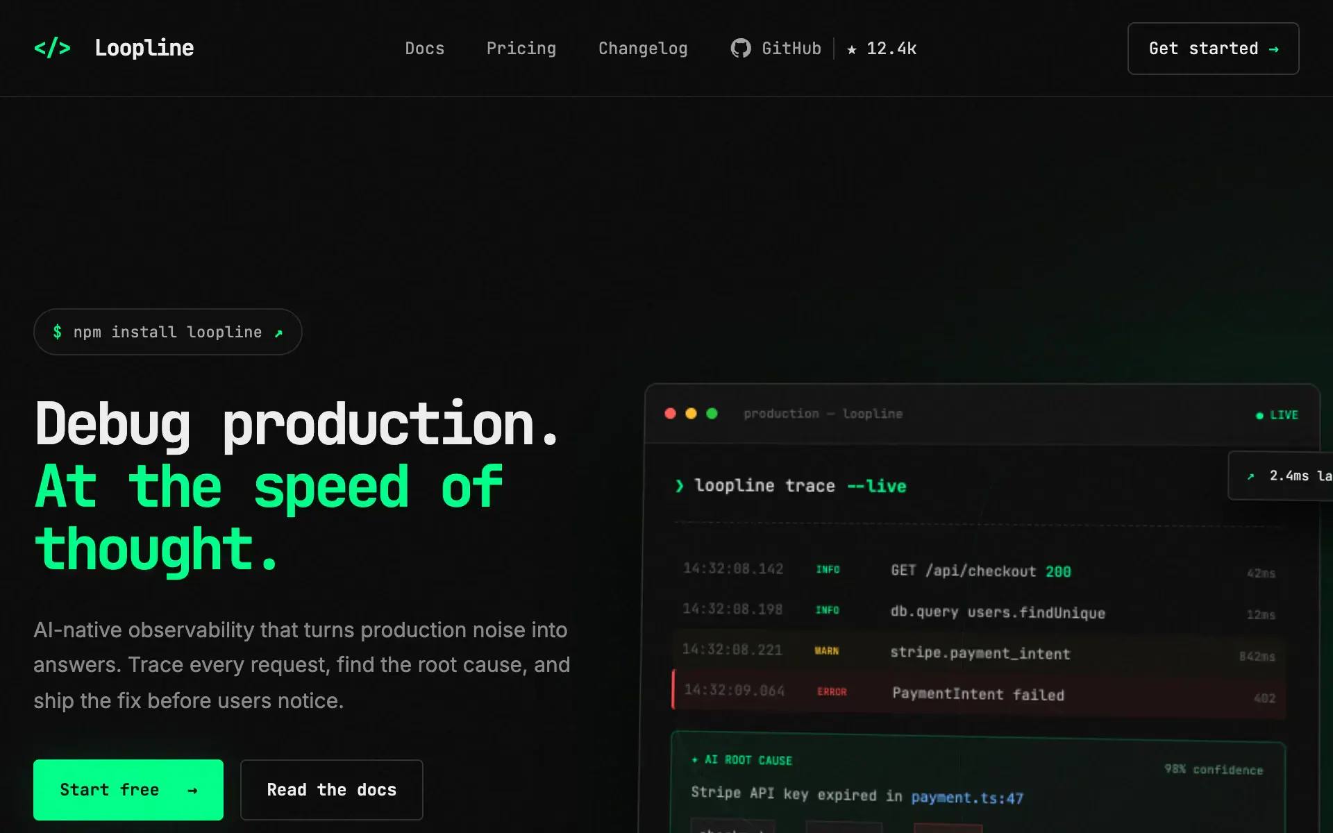 Loopline — DevTool SaaS