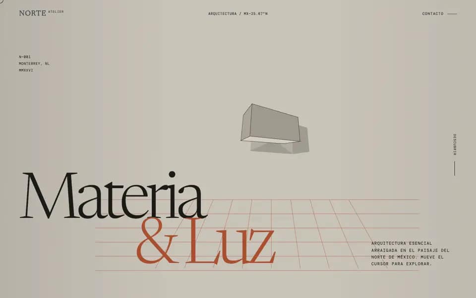 NORTE Atelier — 3D Architecture Portfolio