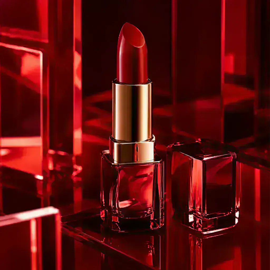 Labial rubí de estudio
