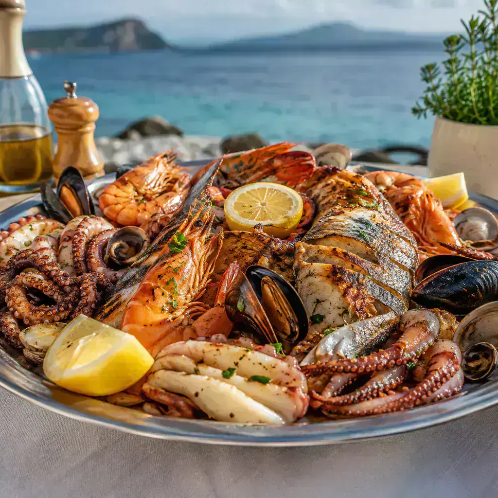 Mariscos mediterráneos