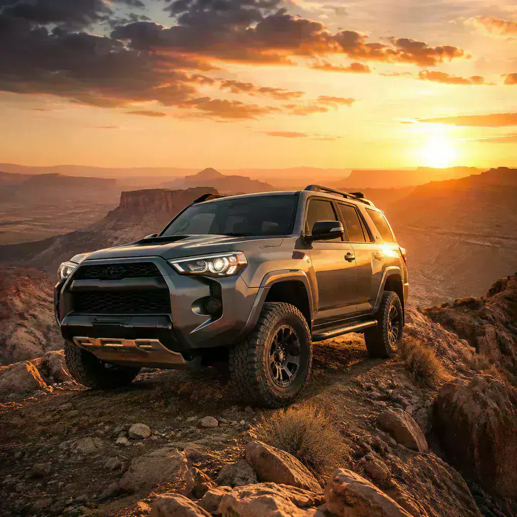 SUV todoterreno en el desierto