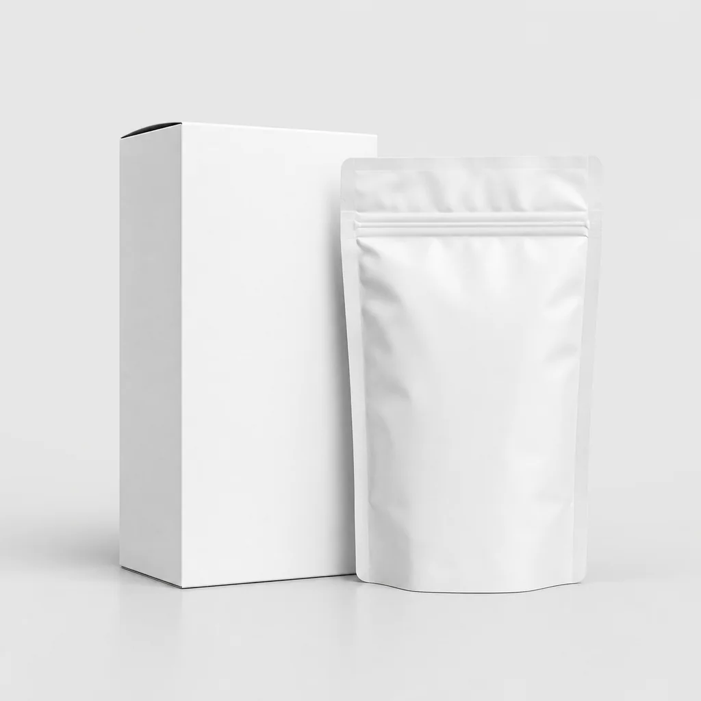 Packaging de caja y bolsa