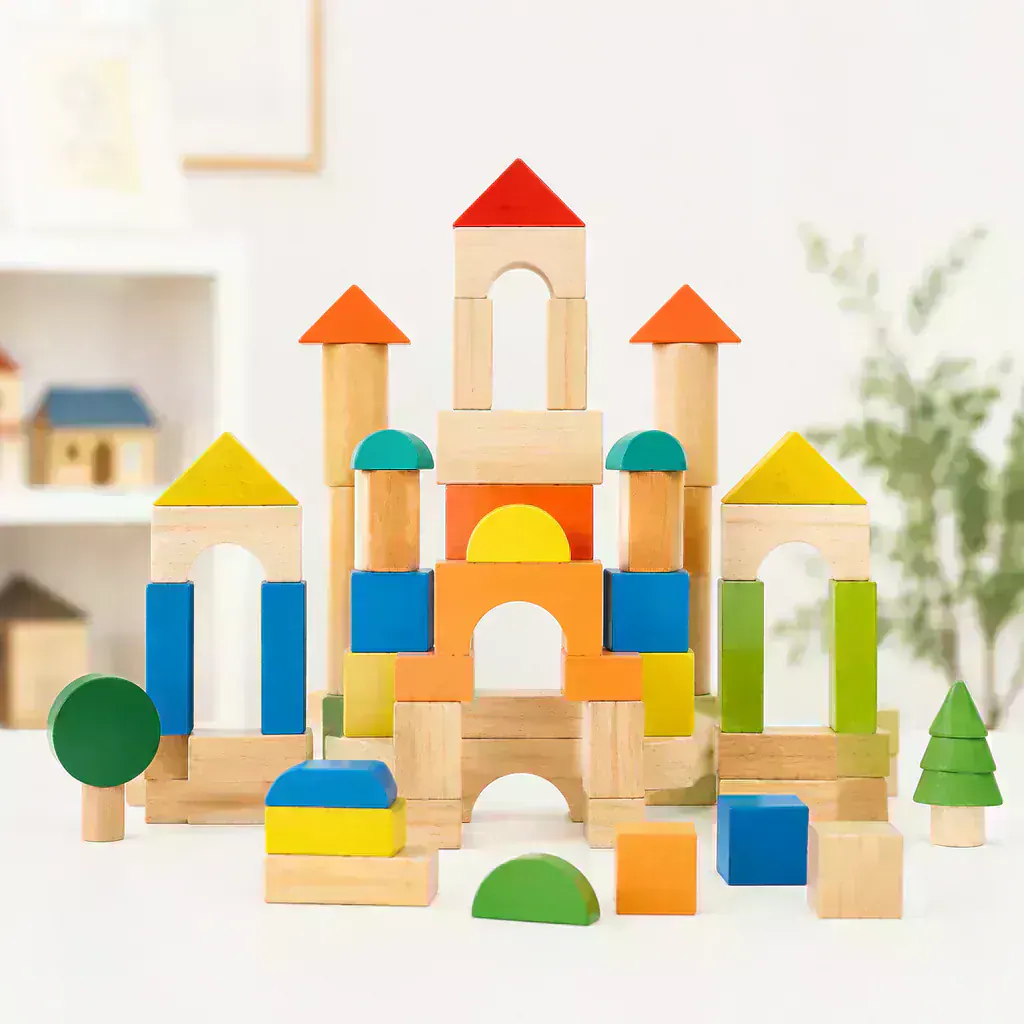 Juguetes de construcción de madera